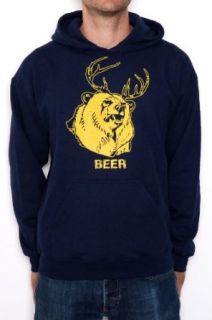 Beer Bear+Deer Mac Adult Sweatshirt Hoodie Clothing