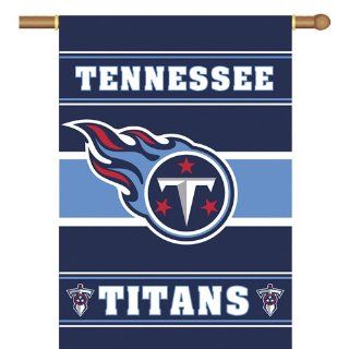 Tennessee Titans 2 Sided 28 X 40 House Banner   NFL  Sports Fan Outdoor Flags  Sports & Outdoors