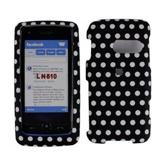 Polky Dot Hard Protector Case for LG Rumor Touch LN510 