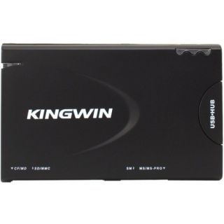 Kingwin KWCR 161 USB 2.0 Flash Reader/USB Hub Combo Kingwin Card Readers & Adapters