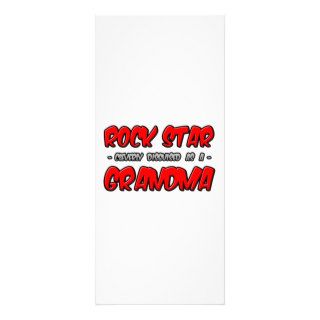 Rock StarGrandma Custom Rack Card