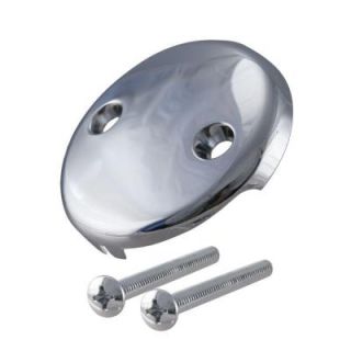 Westbrass Two Hole Over Flow Face Plate With Screws D329 26