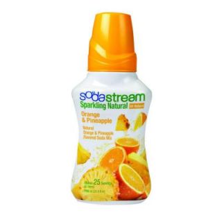 SodaStream 750ml Soda Mix   Sparkling Naturals Orange & Pineapple (Case of 4) 1100595010