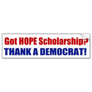Got Hope Scholarship Bumper Sticker