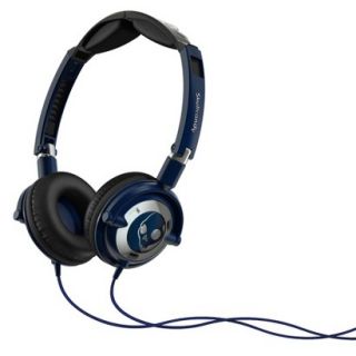Skullcandy Lowrider Headphones   Navy Blue/Chrome (S5LWFY 131)
