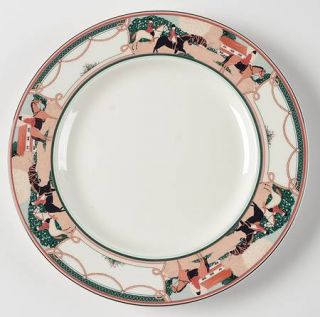 Mikasa Hunt, The Salad Plate, Fine China Dinnerware   Maxima Line, Horse On Bord