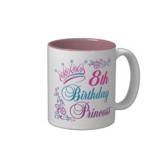 8th Birthday Princess Coffee Mug
