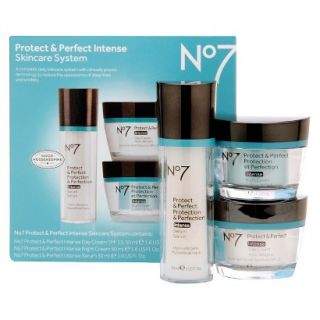 No7 Protect and Perfect Intense Skincare System   3 Piece Set