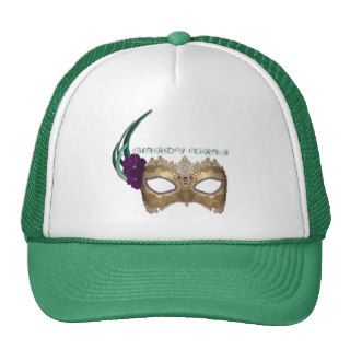 KRW Fancy Mardi Gras Mask Hat