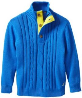 Nautica Boys 8 20 Cable Knit Sweater, Peacoat, Small Clothing