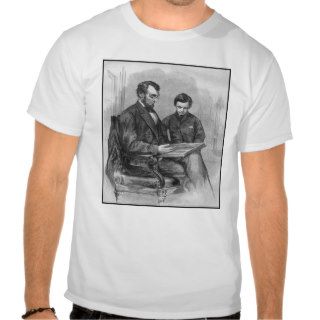 President Lincoln and His Son T Shirt