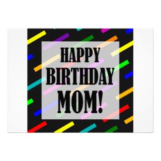 Happy Birthday For Mom Invite