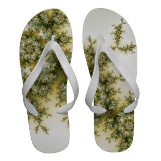 Wild Plant   Mandelbrot Fractal Art Sandals