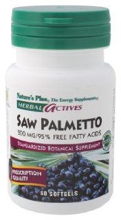 Saw Palmetto Extract 200mg Nature's Plus 60 Softgel Health & Personal Care