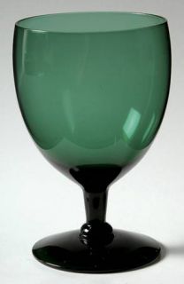 Judel Designer Series Teal Water Goblet   Teal,Undecorated,Smooth Stem,No Trim