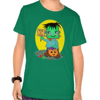 Halloween Frankenstein Kid's T Shirt