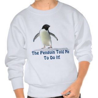 Cute Funny Penguin Kids Sweater Sweatshirts