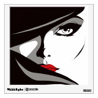 Diva Makeup Artist Wall Decal