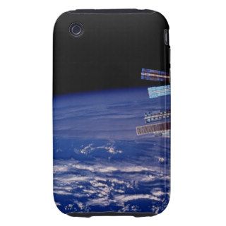 Mir Space Station floating above the Earth Tough iPhone 3 Cover