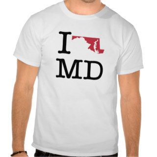I Love Maryland Tshirt