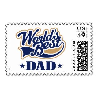 Cool World's Best Dad Gift Postage