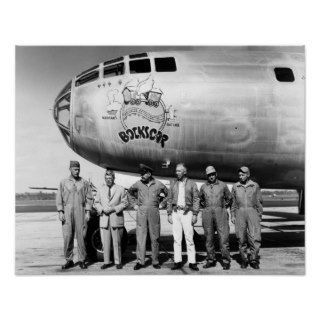 B 29 Superfortress Bockscar Bomber Aircraft Poster