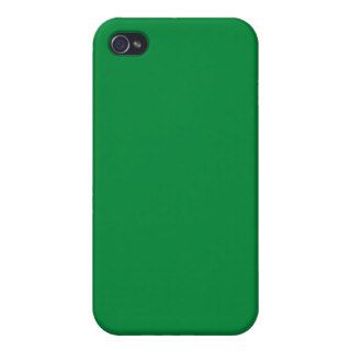 Christmas Green Dark Color Trend Blank Template iPhone 4 Cover
