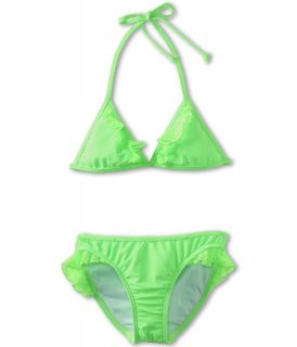 Seafolly Kids Roller Girl Tri kini Girls Swimwear Sets (Green)