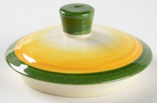 Metlox   Poppytrail   Vernon Gingham Green Lid for Teapot, Fine China Dinnerware