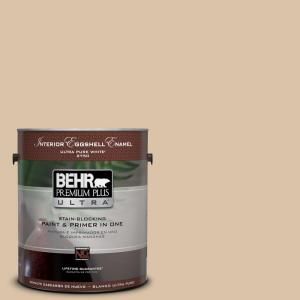 BEHR Premium Plus Ultra Home Decorators Collection 1 gal. #HDC CT 06 Country Linens Eggshell Enamel Interior Paint 275401