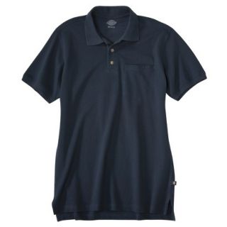 Dickies Mens Relaxed Fit Mini Pique Polo   Dark Navy L
