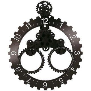 Invotis BIG Year Month Wheel Clock Wanduhr IV117BW Küche & Haushalt