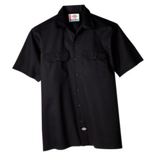 Dickies Mens Original Fit Short Sleeve Work Shirt   Black 6X