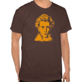Soren Kierkegaard philosophy existentialist portra T shirts