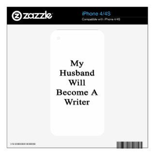 My Husband Will Become A Writer Decals For iPhone 4S
