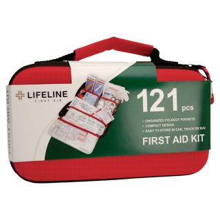 Lifeline Deluxe First Aid Kit   121 Pcs., Model 4406