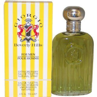 Giorgio Beverly Hills Yellow For Men EDT Spray 118 ml, 1er Pack (1 x 118 ml) Parfümerie & Kosmetik