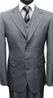MUGA Herren Anzug+Weste, Grau, verfügbare Größen 23 30, 44 72 und 90 122 Bekleidung