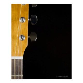 Guitar Neck and Head Poster