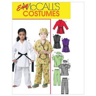 Mc Call's Schnittmuster 6184 CL einfache Kinder Kostüme Gr. 6 8 (122 134) Küche & Haushalt