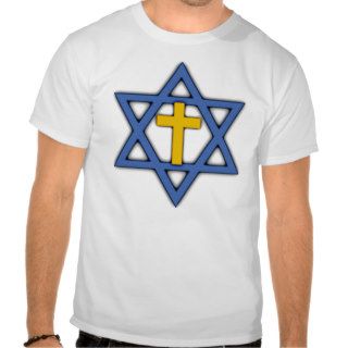 Star of David with Cross T Shirt