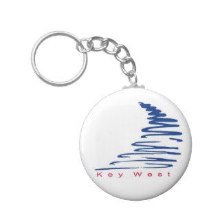 Squiggly Lines_Key West keychain