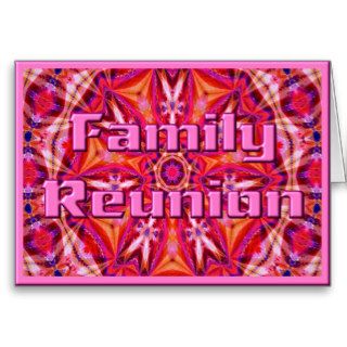 Family Reunion Card Template