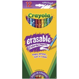 Crayola Erasable Colored Pencils (Pack of 12) Crayola Colored Pencils