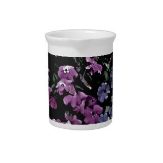 I Come to the Garden Alone Floral Drink Pitcher