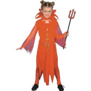 Teufelkostüm Mädchen Kostüm Teufel Teufelin Gr. 128 134 Bekleidung
