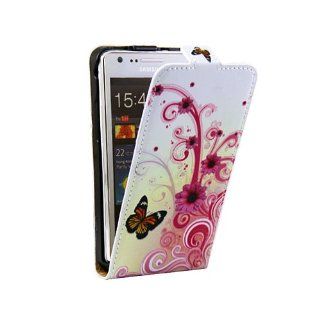 PU Flip Leder Tasche Case fr Samsung Galaxy S2 GT i9100 Hlle Cover Etui 132+# Elektronik