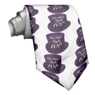 Mad Hatter   Purple Ties