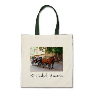 Kitzbuhel in the Tirol, Austria    town scene Canvas Bag