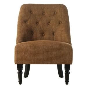 Home Decorators Collection Vincent 25.75 in. W Henna Tufted Slipper Chair 0512500570